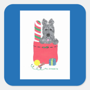 I'VE BEEN GOOD! SQUARE STICKER