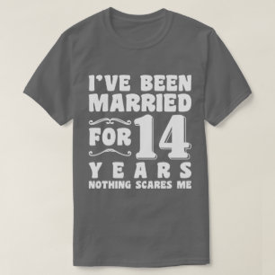 I've Been Married For 14 Years Wedding Anniversary T-Shirt