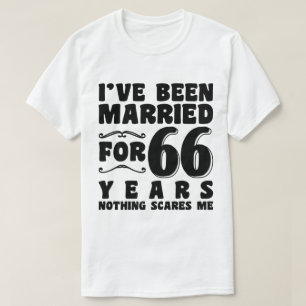 I've Been Married For 66 Years Grandparents Cool T-Shirt