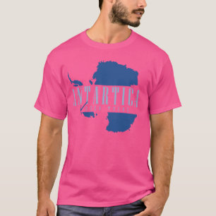 I've Been There Map Flag of Antarctica South Pole  T-Shirt