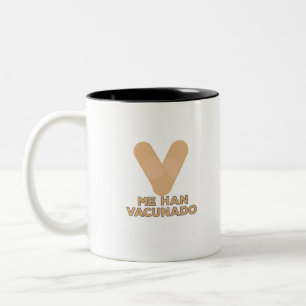 I've Been Vaccinated Two-Tone Coffee Mug