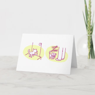 I've brought you presents... holiday card