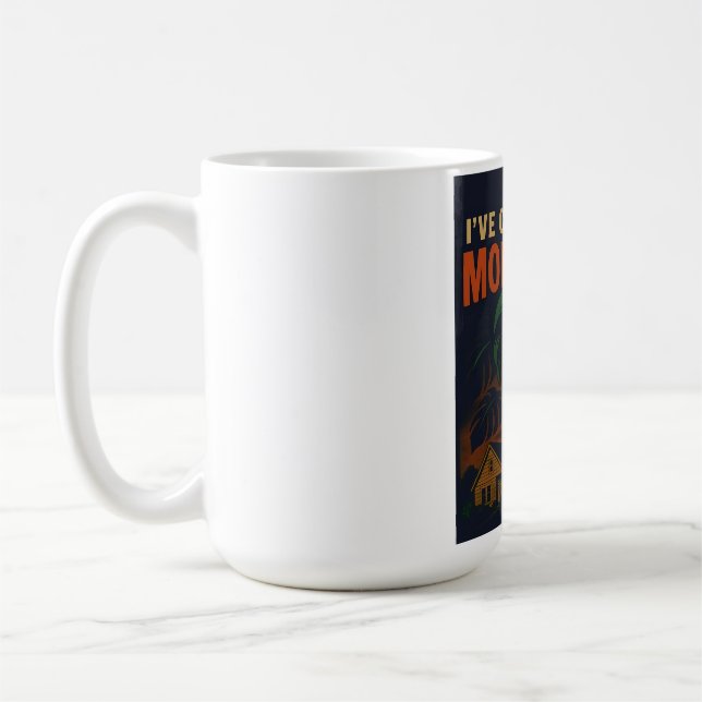 I've Created a Monstera Retro Horror Plant Coffee Mug (Left)