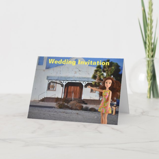 I've found the perfect venue. invitation (Front)