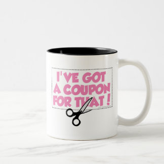 I've Got A Coupon For That Two-Tone Coffee Mug