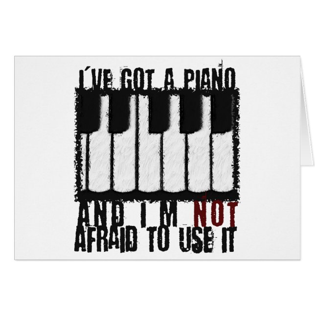 I've Got a Piano (Front Horizontal)