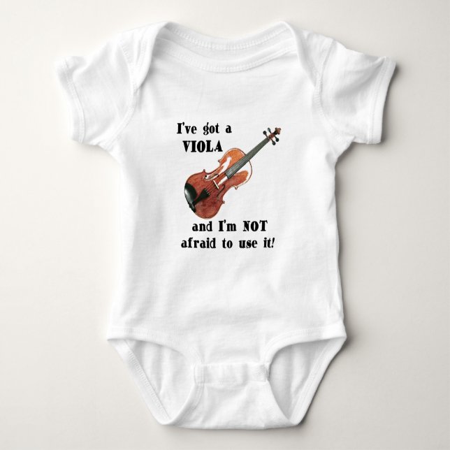 I've Got a Viola Baby Bodysuit (Front)
