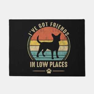ive got friend in low place chihuahua dog lover  doormat