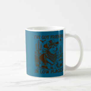I've got friends in low places corgi dad coffee mug