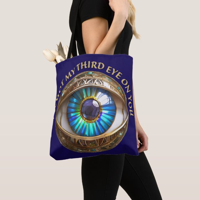 I've Got My Third Eye On You Tote Bag (Close Up)