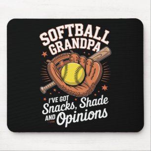 I've Got Snacks Shade And Opinions Funny Softll Gr Mouse Pad