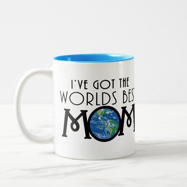 Ive Got The Worlds Best Mum Two-Tone Coffee Mug (Left)