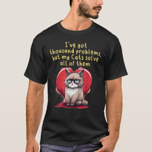 I've got thousand Problems, funny Cats Costume T-Shirt