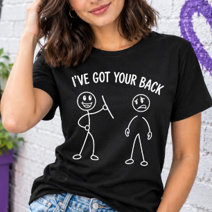 I've Got Your Back Funny Support Tri-Blend Shirt