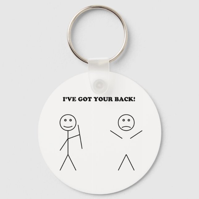 I've got your back key ring (Front)