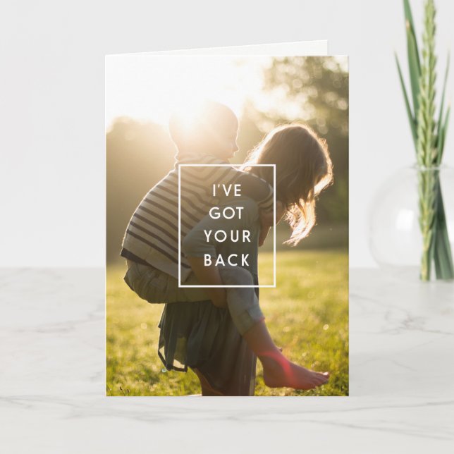 I've got your back mum Mother's Day Card (Front)