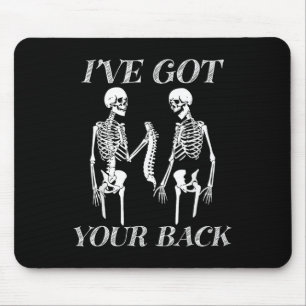 I've Got Your Ck Halloween Skeleton Skull Men And Mouse Pad