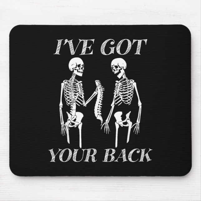 I've Got Your Ck Halloween Skeleton Skull Men And  Mouse Pad (Front)