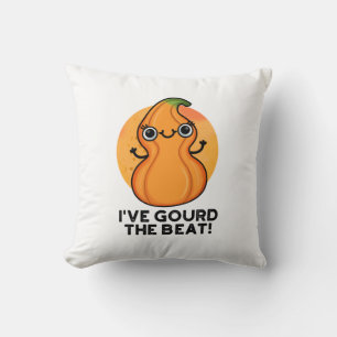 I've Gourd The Beat Funny Veggie Pun Cushion