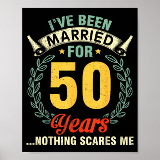 I've Husband Wife Married 50 Nothing Poster