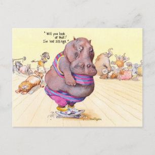 I've lost 375 Kgs! Postcard