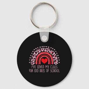 I've Loved My Cl For 100 Days School Womens Teache Key Ring