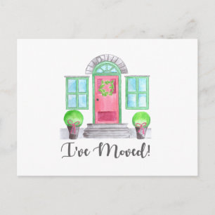 I've Moved! Christmas home Postcard