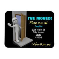 I've Moved, Custom Picture Card, Moving,