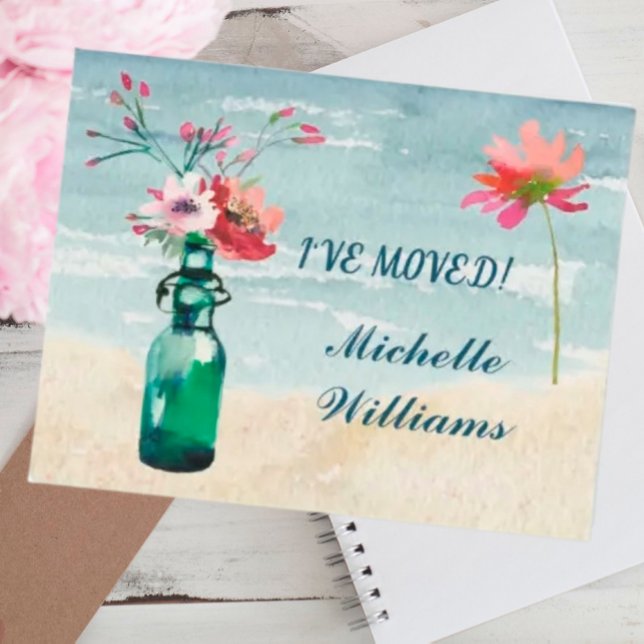 I've Moved Elegant Pastel Floral Budget Move  Announcement (Creator Uploaded)