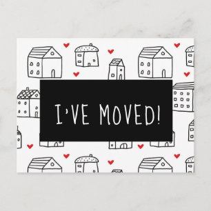 I've Moved Moving Announcement Postcard