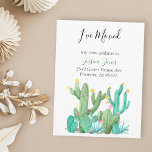 I've  Moved New Address Announcement House Cactus Postcard<br><div class="desc">This design was created though digital art. It may be personalised in the area provide or customising by choosing the click to customise further option and changing the name, initials or words. You may also change the text colour and style or delete the text for an image only design. Contact...</div>