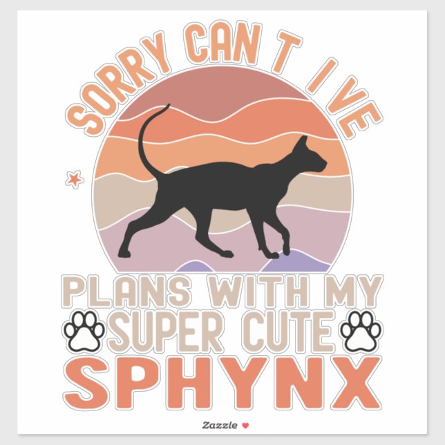 I've plans with my Sphynx cat (Sheet)