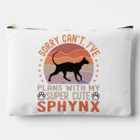 I've plans with my Sphynx cat