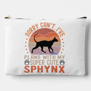 I've plans with my Sphynx cat Accessory Pouch