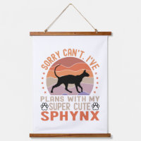 I've plans with my Sphynx cat