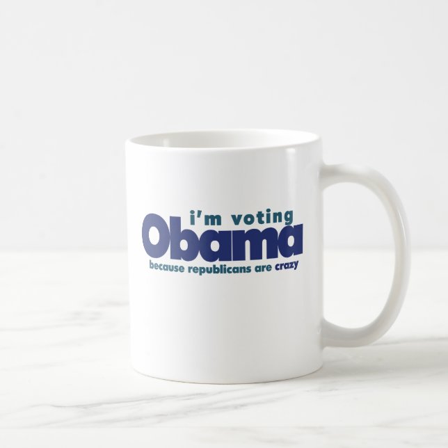 I've voting OBAMA Coffee Mug (Right)
