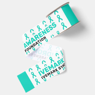 Ivemark Syndrome Awareness Pattern Ribbon Grosgrain Ribbon