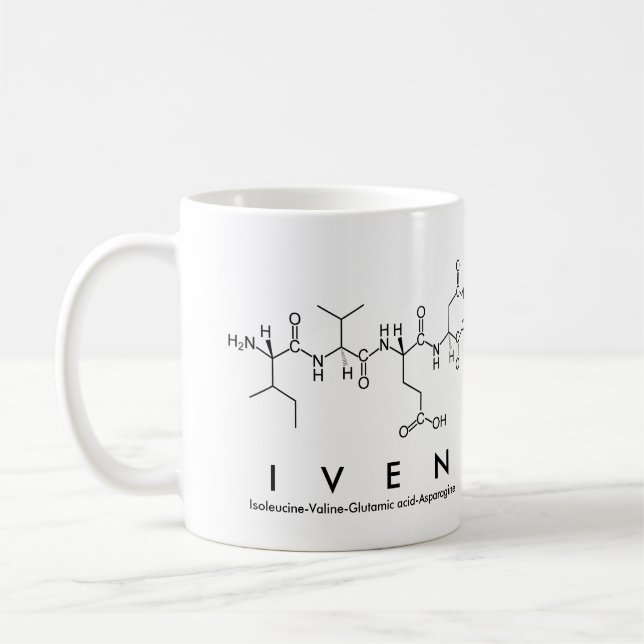 Iven peptide name mug (Left)