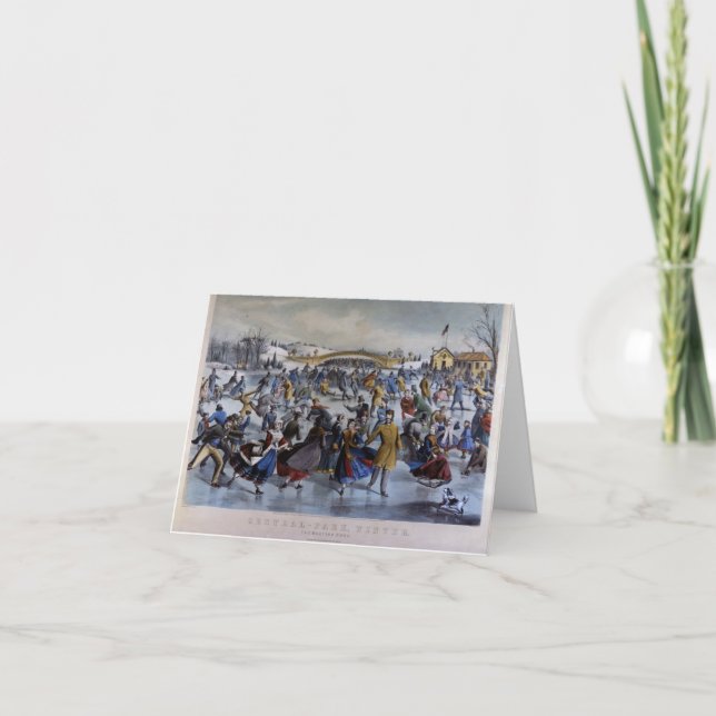 Ives Skating Pond Notecards (Front)