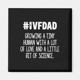 Ivf Gift Warrior Dad Love Transfer Day Infertility Magnet