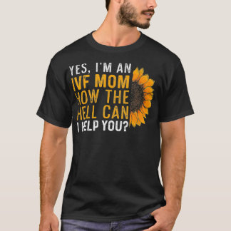 IVF Gift Warrior Dad Mum Help Transfer Day Inferti T-Shirt
