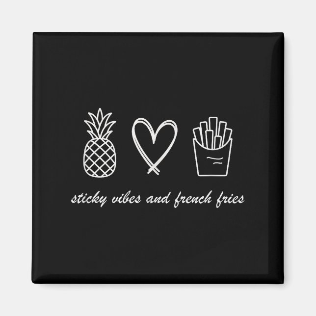 Ivf Mom Pregnancy Transfer Day Sticky Vibes &amp;  Magnet (Front)