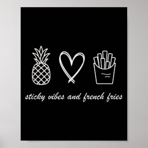 Ivf Mom Pregnancy Transfer Day Sticky Vibes & Poster