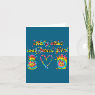 Ivf Mom Tie Dye Transfer Day Sticky Vibes & Fr Card