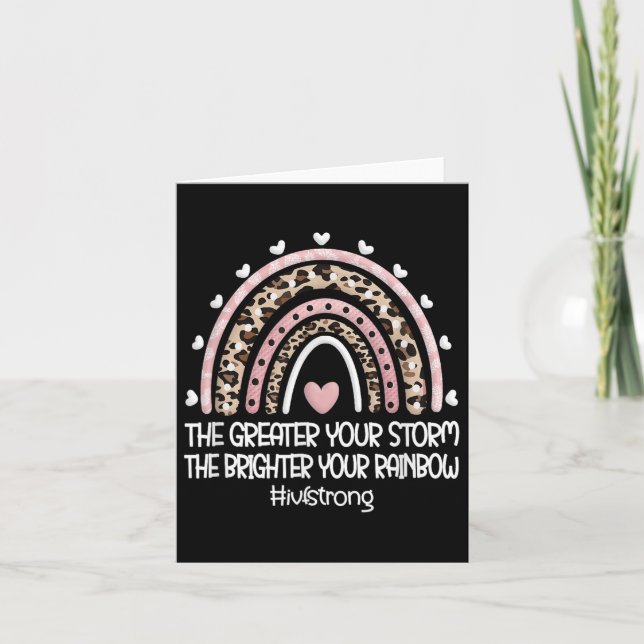 Ivf Strong Rainbow Ivf Transfer Day Retrieval Day  Card (Front)