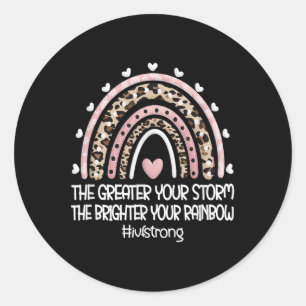 Ivf Strong Rainbow Ivf Transfer Day Retrieval Day Classic Round Sticker
