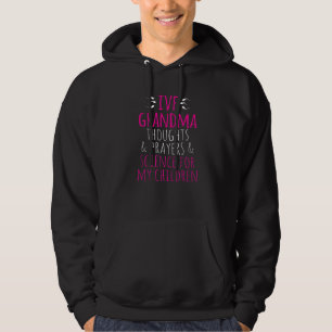 IVF Survivor Warrior Grandma Science Transfer Infe Hoodie