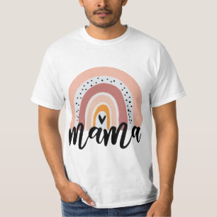 IVF Twins Mama Boho Rainbow Cute Pregnancy Twins  T-Shirt
