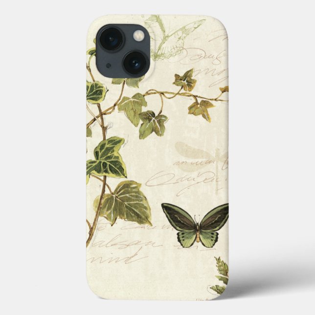 Ivies and Butterflies Case-Mate iPhone Case (Back)