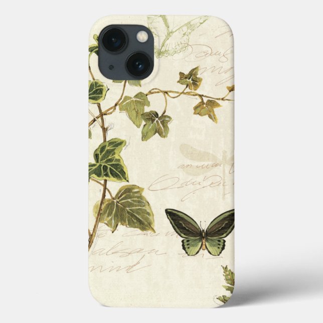 Ivies and Butterflies Case-Mate iPhone Case (Back)
